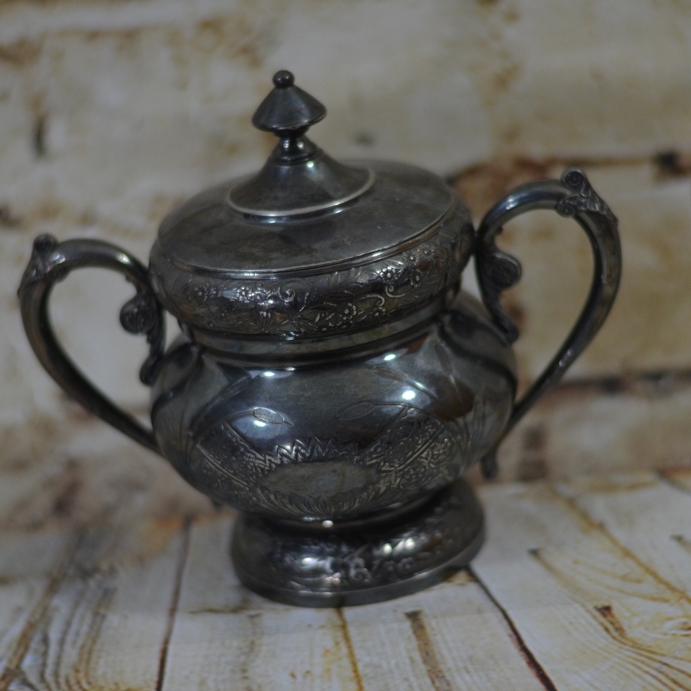 Wilxcox Silver Plate Victorian Container